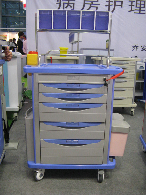 Nurse Use Medication treatment Hand Cart , Medical Supply Carts