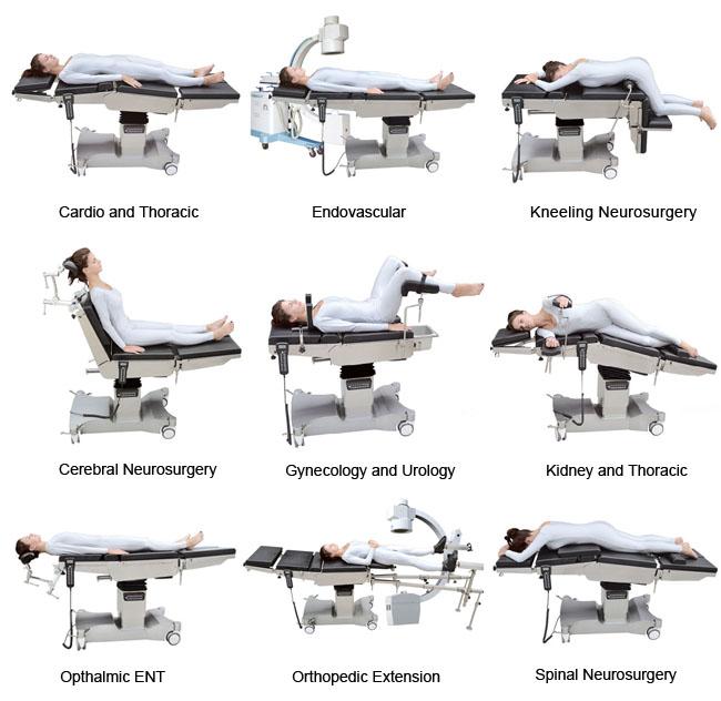 Electric General Surgical Operating Tables Available For C-arm