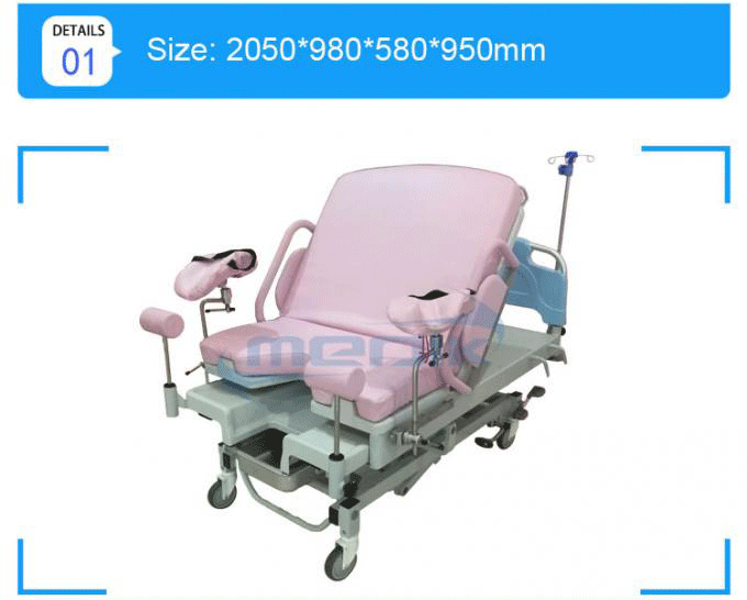 Hospital Hydraulic Obstetric Delivery Bed For Pregnant Women Giving Birth