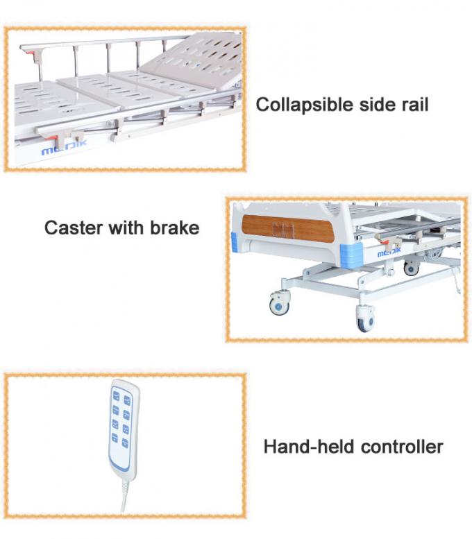 Luxury Mobile Height Adjustable 3 In 1 Electric Hospital Bed For Disabled