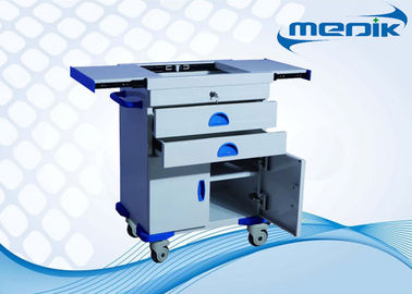 Epoxy Coated Steel Doctor Use Anesthesia Cart With Eight Drawers