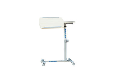 Tilt-Top Medical Adjustable Overbed Bedside Table With Wheels