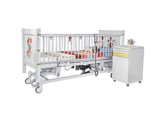 Five Function Electric Pediatric Hospital Beds With Telescopic Aluminum Alloy Side Rails