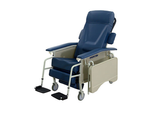 Padded  Blood Sample Collection Chair 3 Position Four Swivel Casters