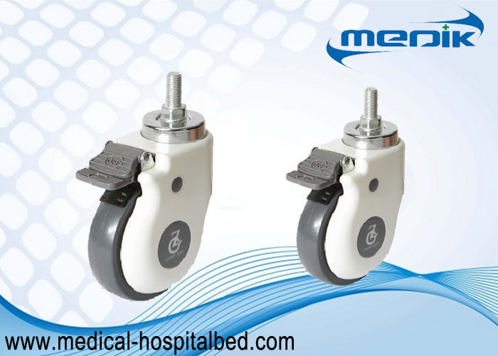 Abs Body Attractive Performance Medical Casters Wheels For Home Care Beds