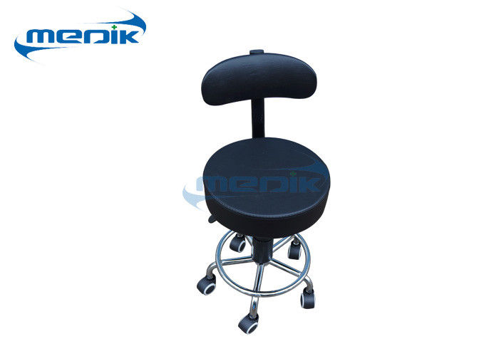 Height Adjustable  Hospital Furniture Chairs Medical Doctor Stool With Backrest