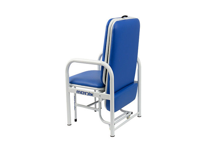 Hospital Funiture Comfortable Folding Attendant Chair Cum Bed With Castor