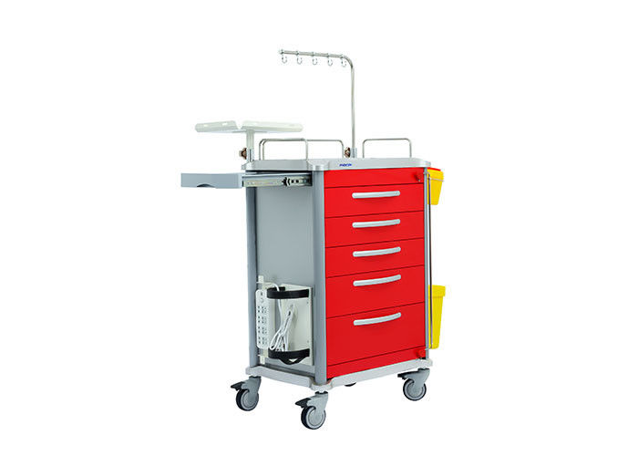 Luxurious Medical Trolleys Hospital Nursing Trolley For Medicine Delivery