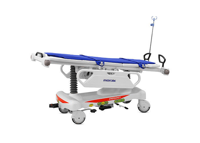 Height Adjustable Mechanical Transport Stretcher Trolley For Hospital Disabled