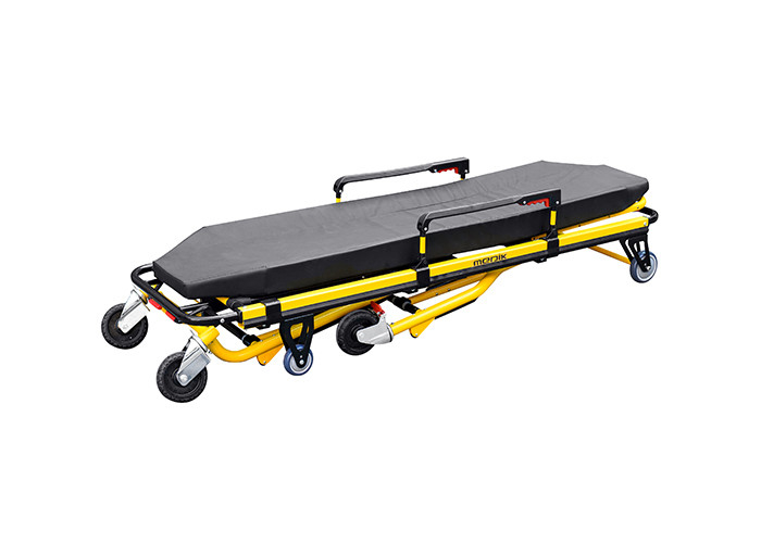 YA-AS11 Folding Manual Ambulance Stretcher Trolley Lightweight With Wheels