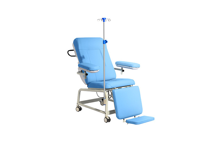 YA-DS-M05B Manual Blood Donation Chair Anti Fouling With Footrest