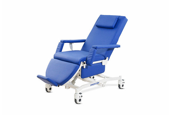 Movable The Sick Dialysis Chairs With PU Cover High Density Mattress