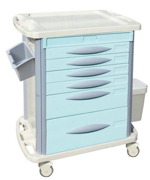 Luxury Drug Medical Storage Carts / Medication Carts For Hospitals