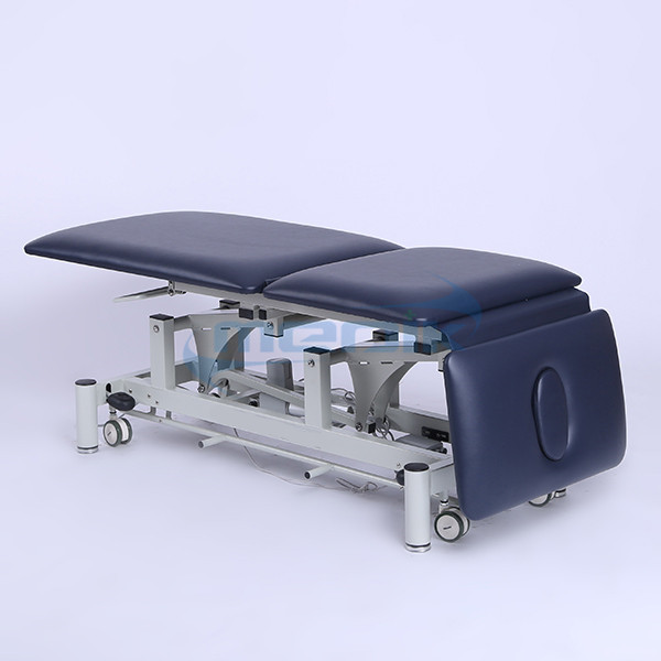 3 Sections Electric Medical Physician Exam Tables With Foot Switch For