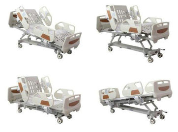 5 Positions Electric ICU Clinic Hospital Bed 125mm Use In Ward Semi Automatic