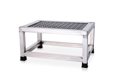 Stainless Steel Medical Foot Step Stool With Anti Skid Rubber Platform