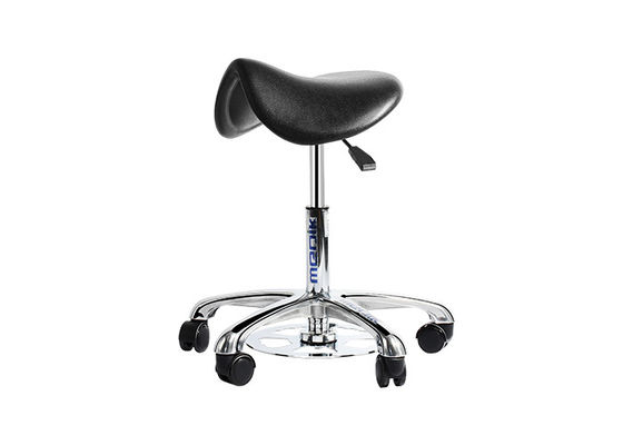 Antimicrobial  Dental 140mm Gas Spring Lift Ergonomic Saddle Seat Chair