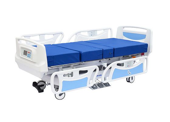 Touch Screen Controller Electric Hospital ICU Bed  Double Column Structure For  Vertical Elevation