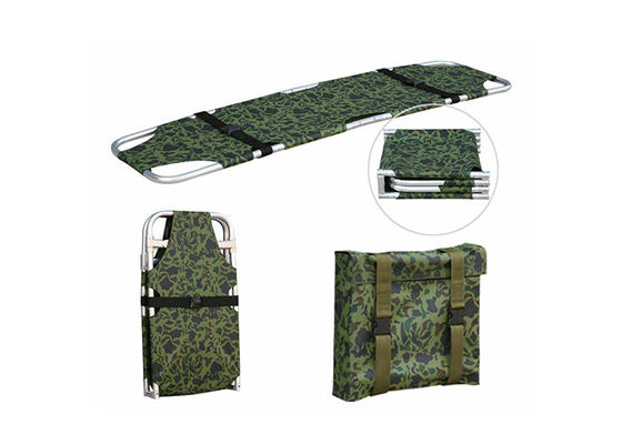 Double Folding Military Collapsible Stretcher With Carry Bag