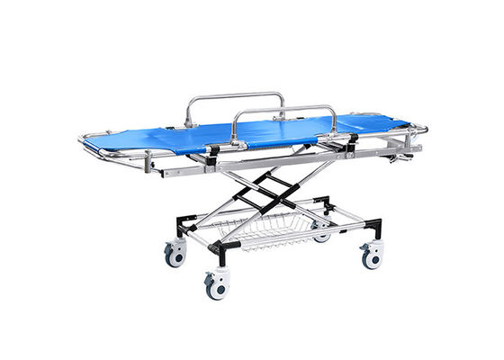 EMS Lightweight Wheeled  Ambulance Collapsible Stretcher Durable