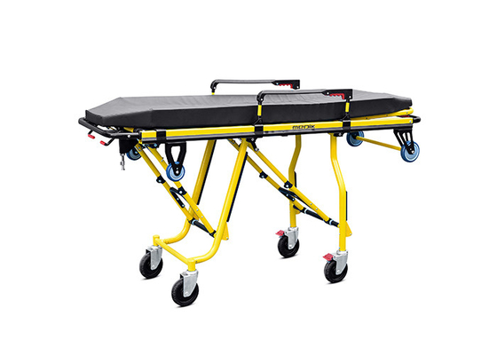 YA-AS11 Folding Manual Ambulance Stretcher Trolley Lightweight With Wheels
