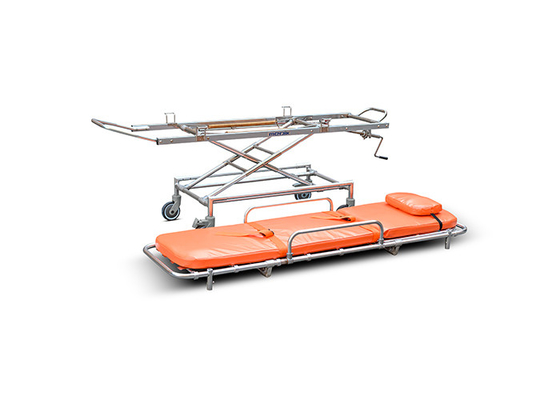 Adjustable Height MRI Stretcher Non Magnetic 160kg Load