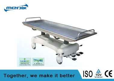 Hydraulic Electric Patient Transfer Trolley Removable Stainless Steel Top