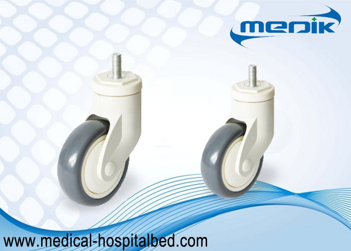 125mm Medical Casters Streamlined Appearance For Patient Stretcher
