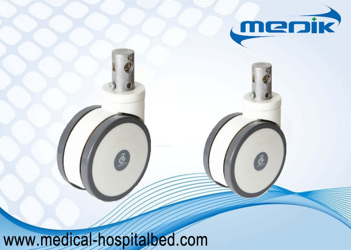 Medical Equipment Hooded Ball Casters Durable Twin Wheels CE Approved