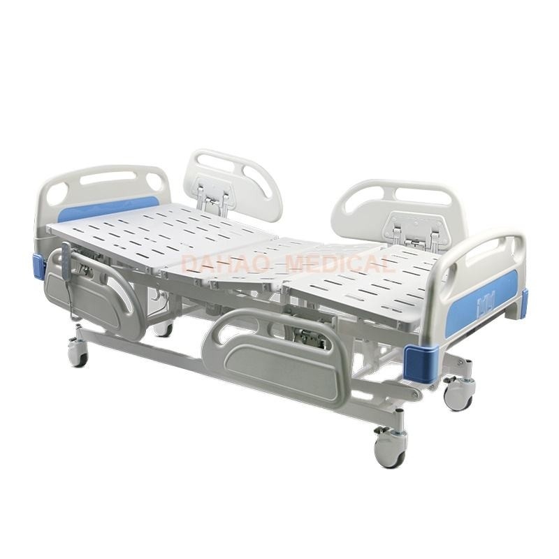 Custom Medical Furniture Metal Bed 2 Function Icu Nursing Hospital Bed For Patients