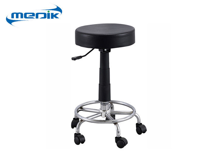 Height Adjustable Hospital Furniture Chairs Medical Nurse Stool With Five Castors
