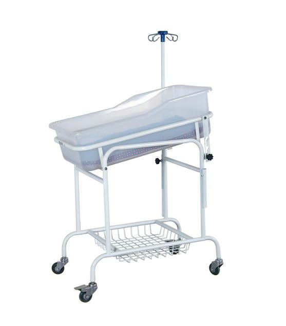 Manual Mobile Baby Tray Pediatric Hospital Beds for Infant Nursing