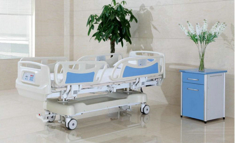Patient Hospital ICU Bed For Home Use , ABS Head And Foot Board