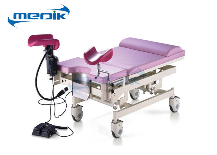 Hospital Examination Gynecology Chair Backrest Adjustable With Foot Switch