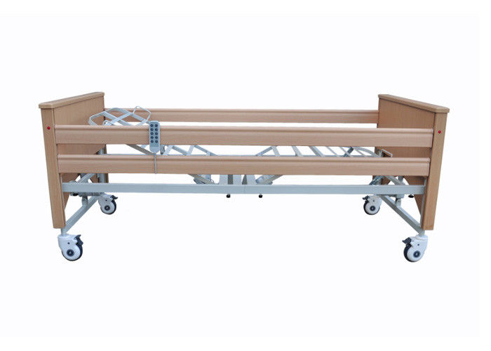 Electric Operation Wooden Profiling Care Bed For Retirement Home