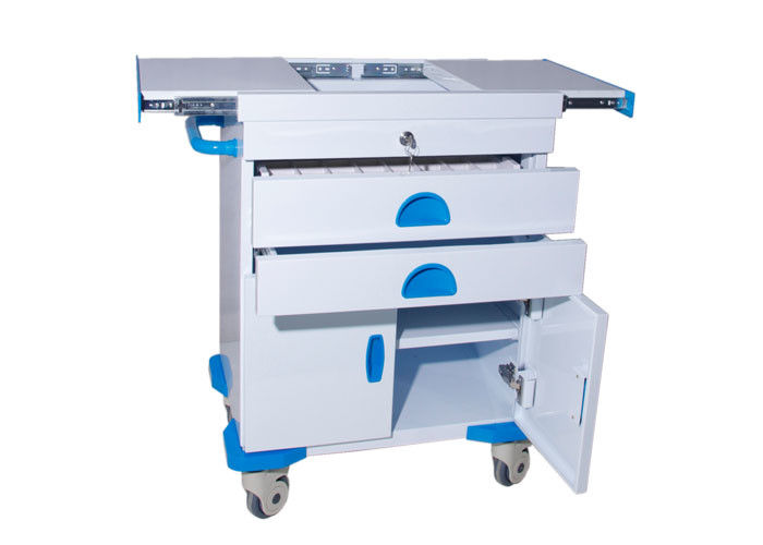 Doctor Use Medical Crash Carts With Epoxy Coated Steel Structure