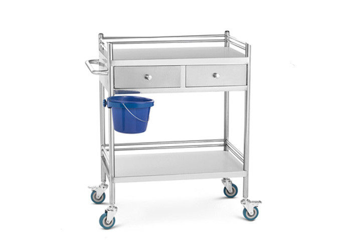 Removable Rust  - Proof Instrument Trolleys For Laboratories