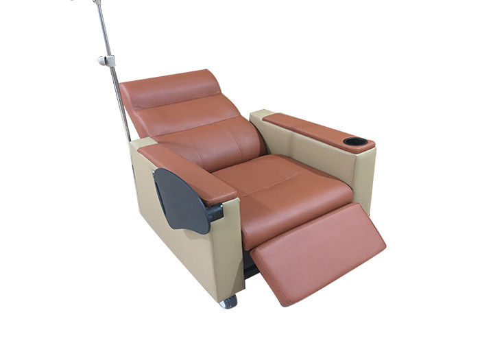 Hospital ICU Hemodialysis Chair , Luxury Patient Blood Collection Chair