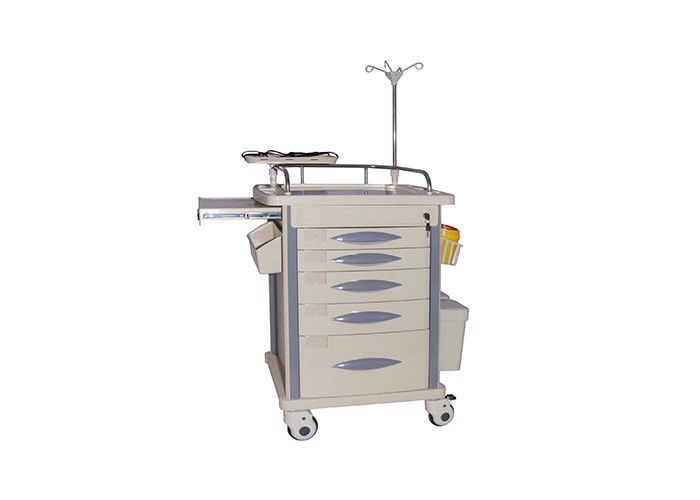 Luxury ICU Emergency Trolley , Crash Trolley Medical Equipment