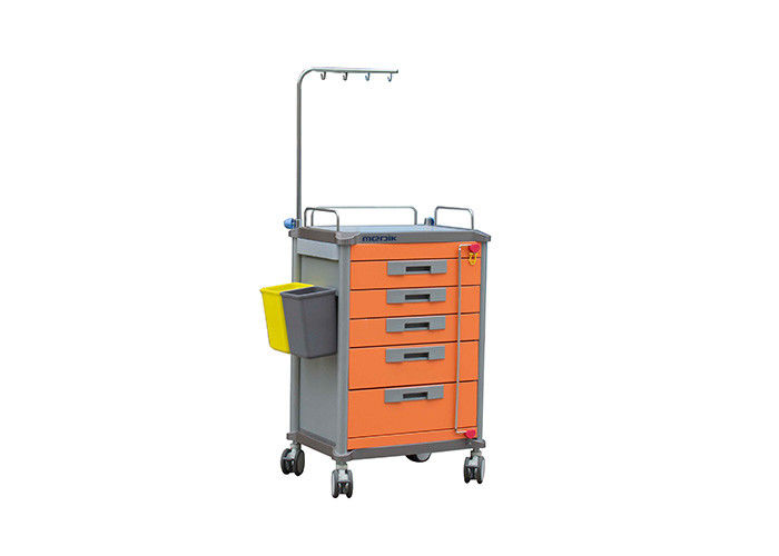 Multi-Purpose Medical Crash Cart With Drawers For Ward / ICU