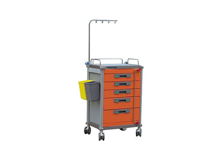 Multi-Purpose Medical Crash Cart With Drawers For Ward / ICU