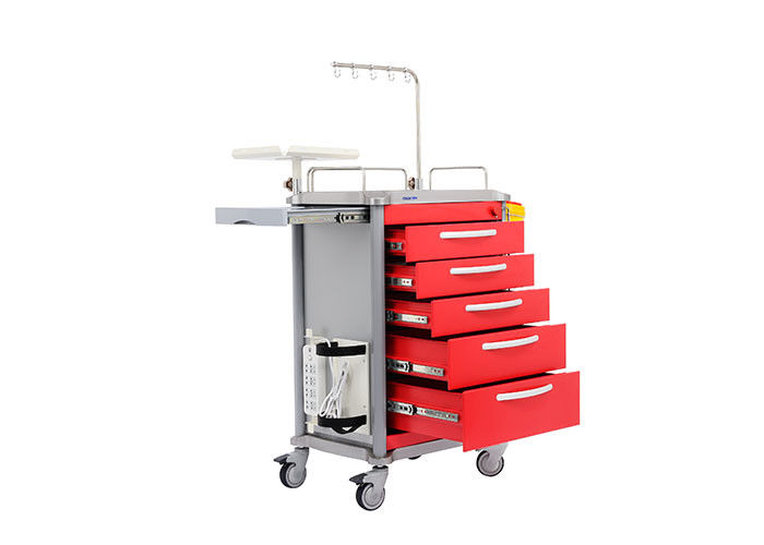 Luxurious Medical Trolleys Hospital Nursing Trolley For Medicine Delivery