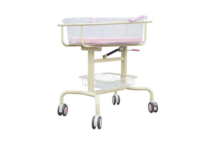 CE approved Pediatric Hospital Beds Transparent Baby Crib Colourful body
