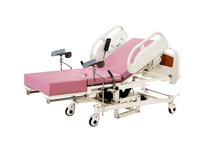 Remote Controller Medical Maternity Bed With Telescopic Working Table