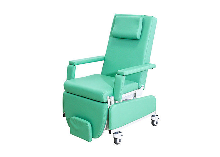 Hospital CPR Function Patient Electric Hemodialysis Chair Adjustable Headrest