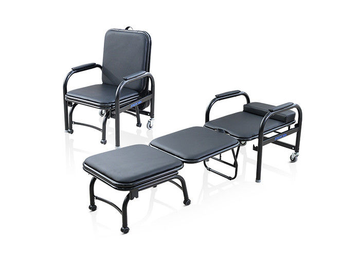 Foldable Patient Sleeping Reception Hospital Bedside Chairs