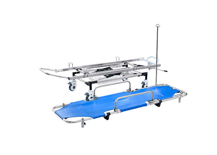 EMS Lightweight Wheeled  Ambulance Collapsible Stretcher Durable