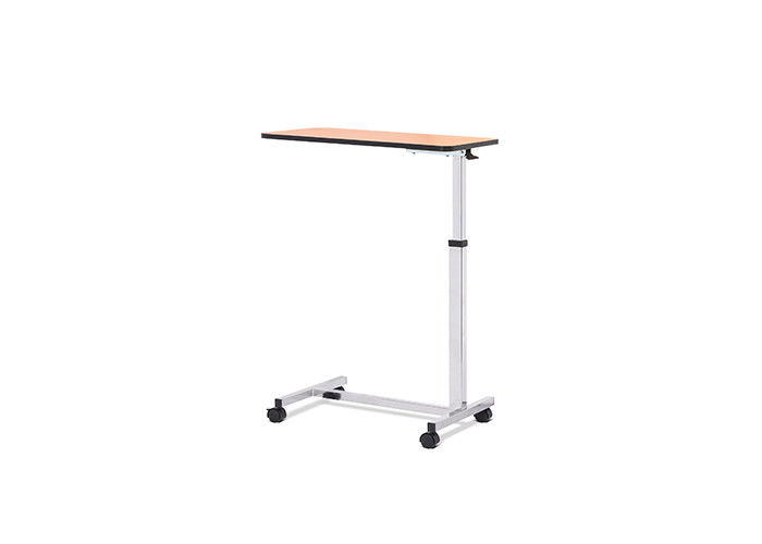 YA-T05 Movable Medical Overbed Hospital Bed Rolling Table Laminated  Wood