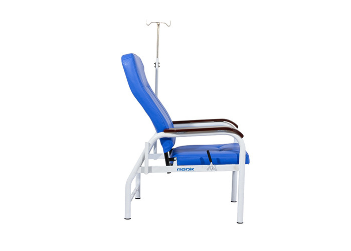 Hospital Furniture PU foam Clinical IV Infusion Chair With Armrest