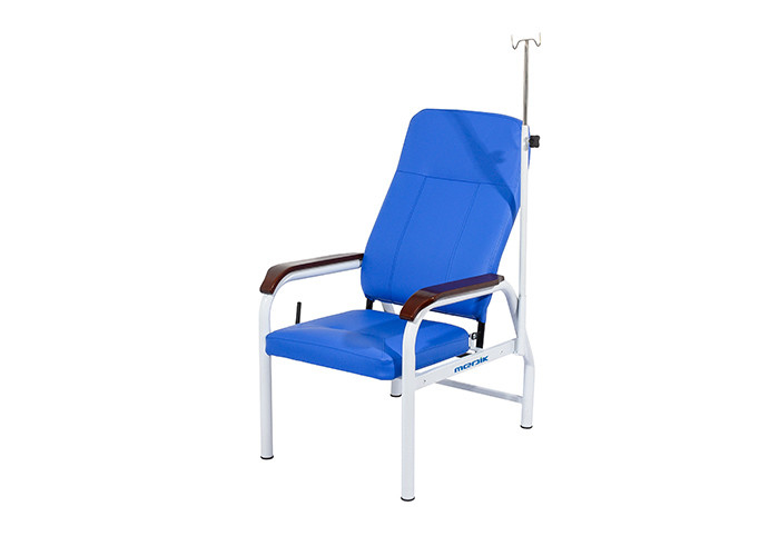 Hospital Furniture PU foam Clinical IV Infusion Chair With Armrest
